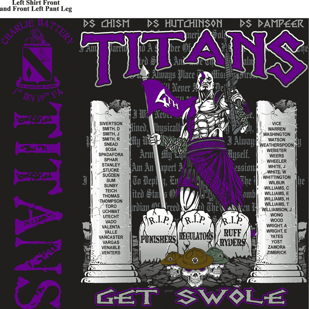 Platoon Shirts (digital) CHARLIE 1st 19th TITANS AUG 2015
