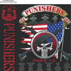 Platoon Shirts (digital) CHARLIE 1st 31st PUNISHERS JULY 2015