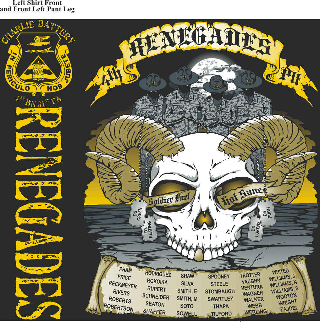 Platoon Shirts (digital) CHARLIE 1st 31st RENEGADES JULY 2015