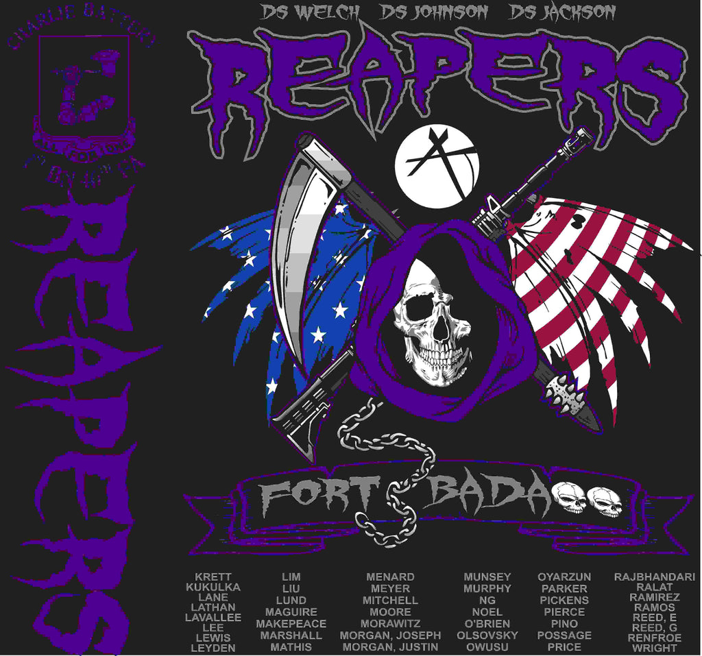 PLATOON SHIRTS (digital) CHARLIE 1st 40th REAPERS FEB 2016