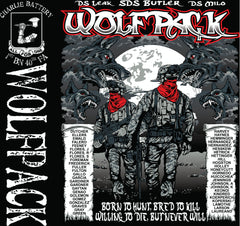 Platoon Shirts (2nd generation print) CHARLIE 1st 40th WOLFPACK SEPT 2018