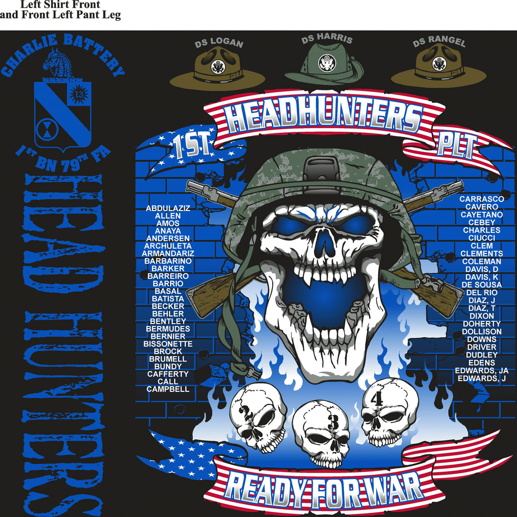 PLATOON SHIRTS (digital) CHARLE 1st 79th HEAD HUNTERS OCT 2015