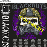 Platoon Shirts (2nd generation print) DELTA 1st 22nd BLACKOUTS OCT 2021