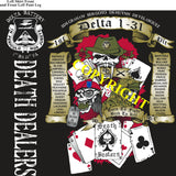 Platoon Shirts (2nd generation print) DELTA 1st 31st DEATH DEALERS JUNE 2021