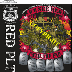 Platoon Items (2nd generation print) DELTA 1st 31st RED PLT DEC 2022