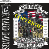 Platoon Shirts (2nd generation print) DELTA 1st 40th MADD DAWGS JUNE 2020