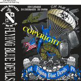 Platoon Shirts (2nd generation print) DELTA 1st 79th FLYING BLUE DEVILS JAN 2021