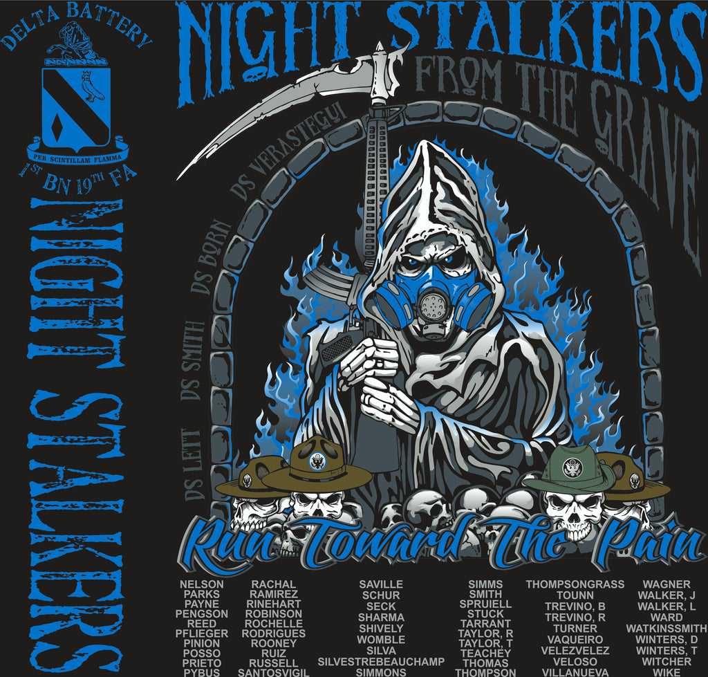 Platoon Shirts DELTA 1st 19th NIGHT STALKERS APR 2015