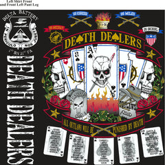 Platoon Shirts (2nd generation print) DELTA 1ST 31ST DEATH DEALERS APR 2018