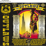 PLATOON SHIRTS (2nd generation print) DELTA 1st 31st OUTLAWS SEPT 2016