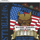Platoon Shirts Delta 1st 40th PITBULLS MAR 2015