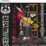 Platoon Shirts (2nd generation print) ECHO 1st 31st EXECUTIONERS OCT 2021