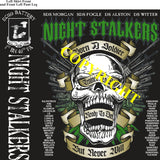 Platoon Shirts (2nd generation print) ECHO 1st 40th NIGHT STALKERS APR 2020