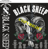 Platoon Shirts (2nd generation print) ECHO 1st 79th BLACK SHEEP FEB 2021