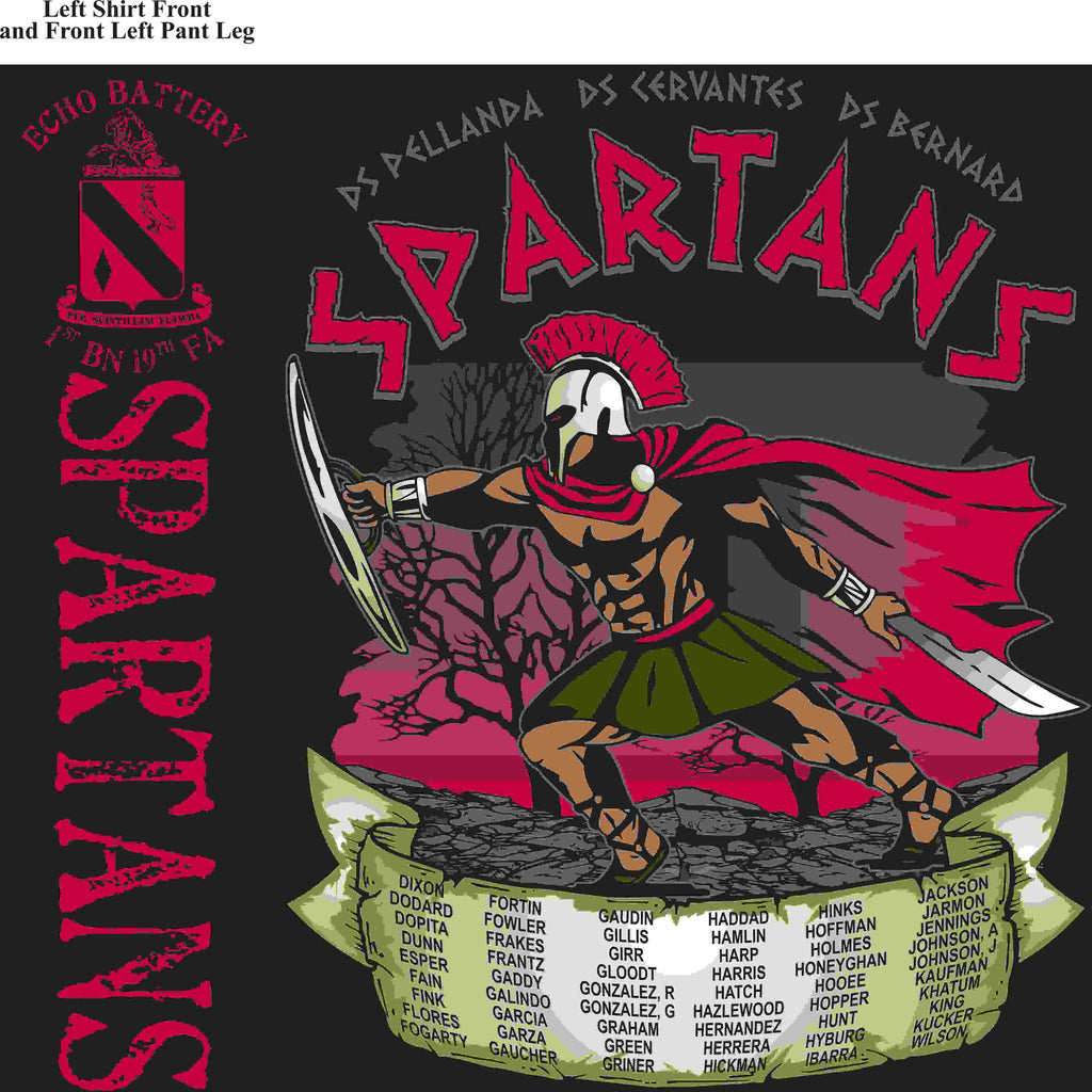 PLATOON SHIRTS (digital) ECHO 1st 19th SPARTANS JAN 2016