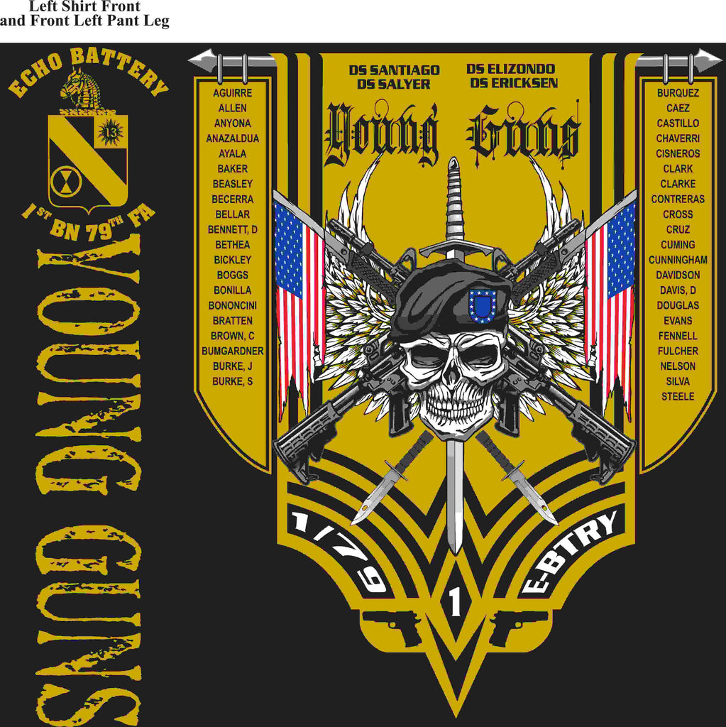 PLATOON SHIRTS (digital) ECHO 1st 79th YOUNG GUNS FEB 2016