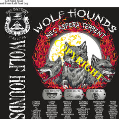 Platoon Items (2nd generation print) FOXTROT 1st 31st WOLF HOUNDS DEC 2022