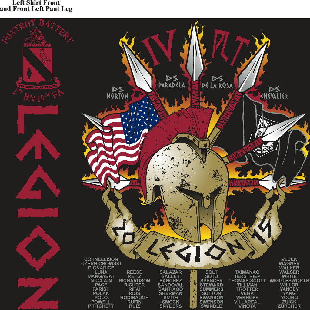Platoon Shirts FOX 1st 19th LEGION MAY 2015