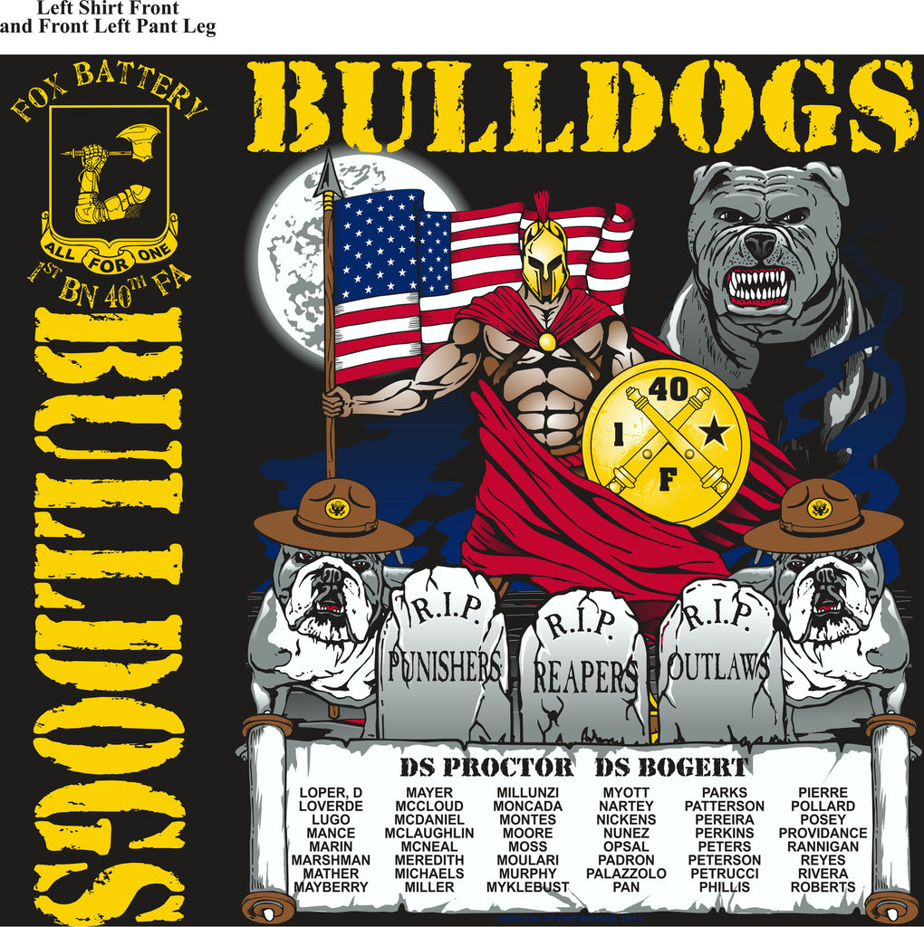 PLATOON SHIRTS (digital) FOX 1st 40th BULLDOGS FEB 2016